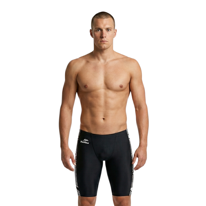 Flow Black Men's Jammer Swimsuit