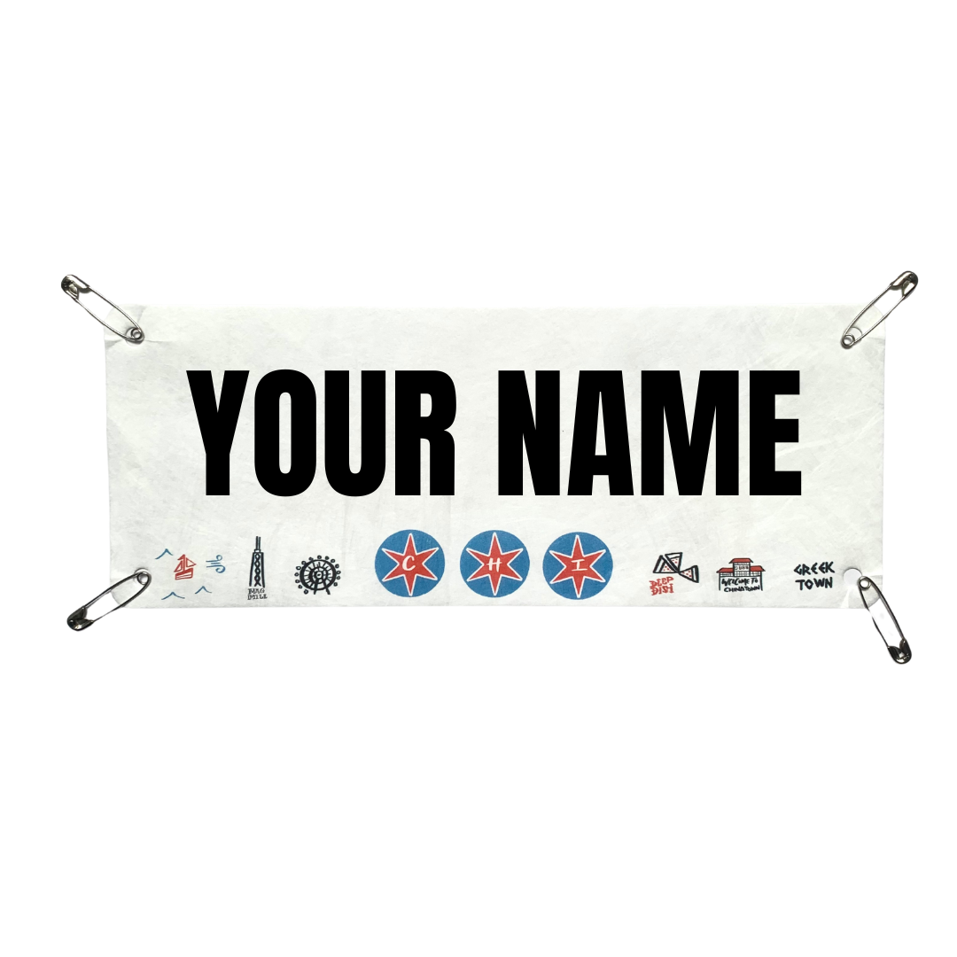 Expo pick up -Chi-Town- Marathon Name Bib Kit (Chicago) by Pen and Paces – product image 4