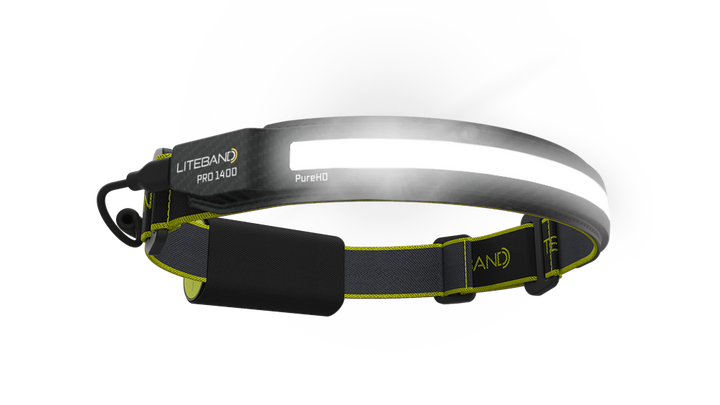 PRO 1400 Lumen PureHD Wide Beam Rechargeable Headlamp