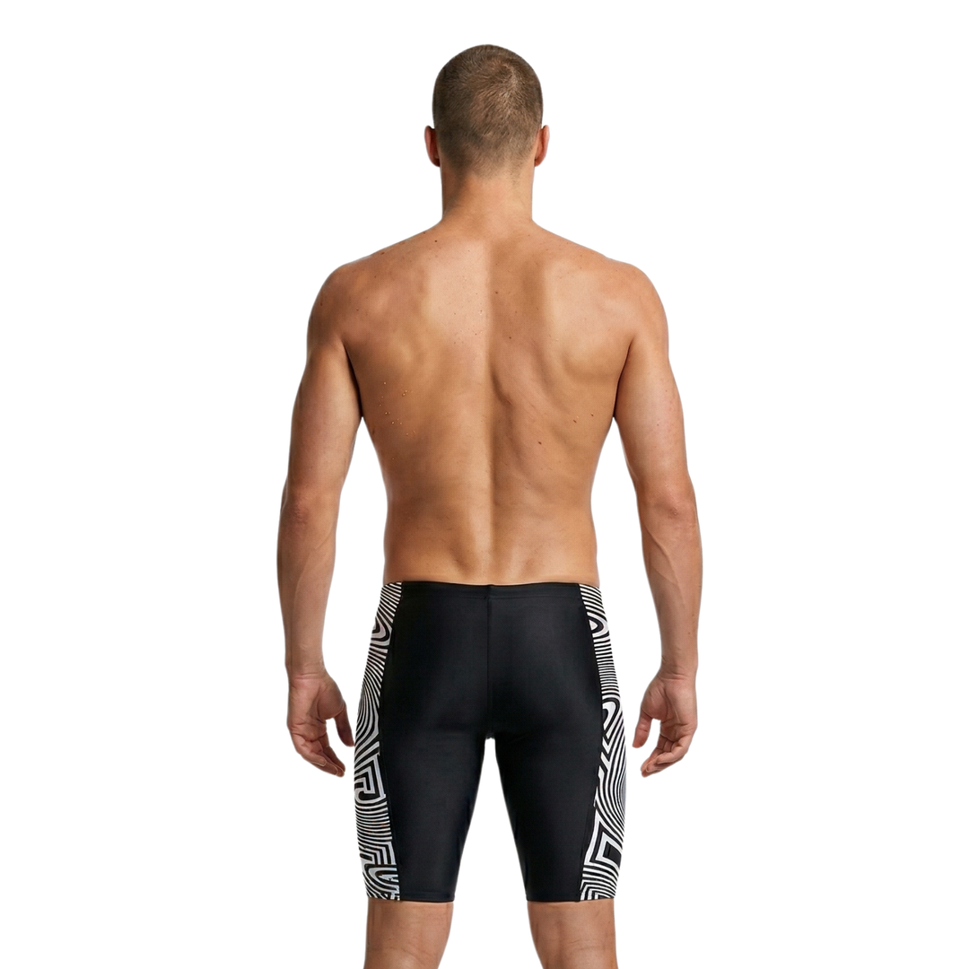 Flow Black Men's Jammer Swimsuit – view 2