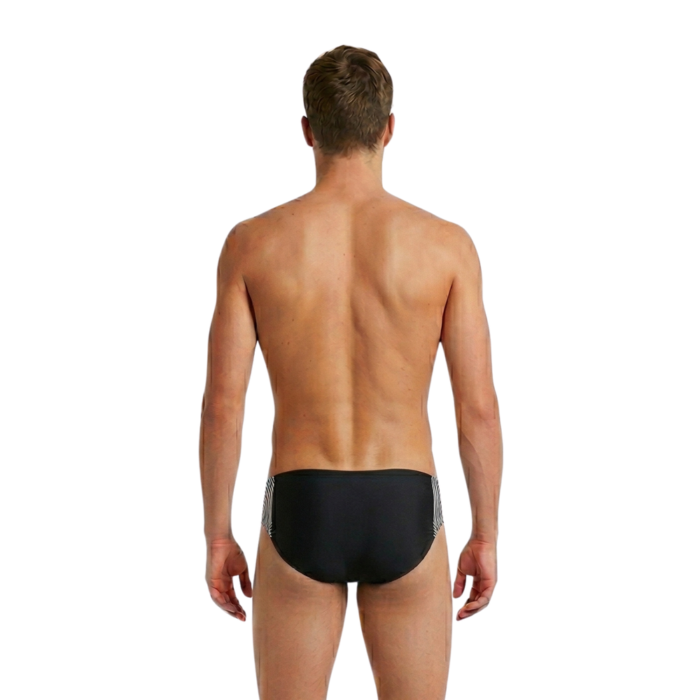 Flow Black Men's Swim Brief – view 2