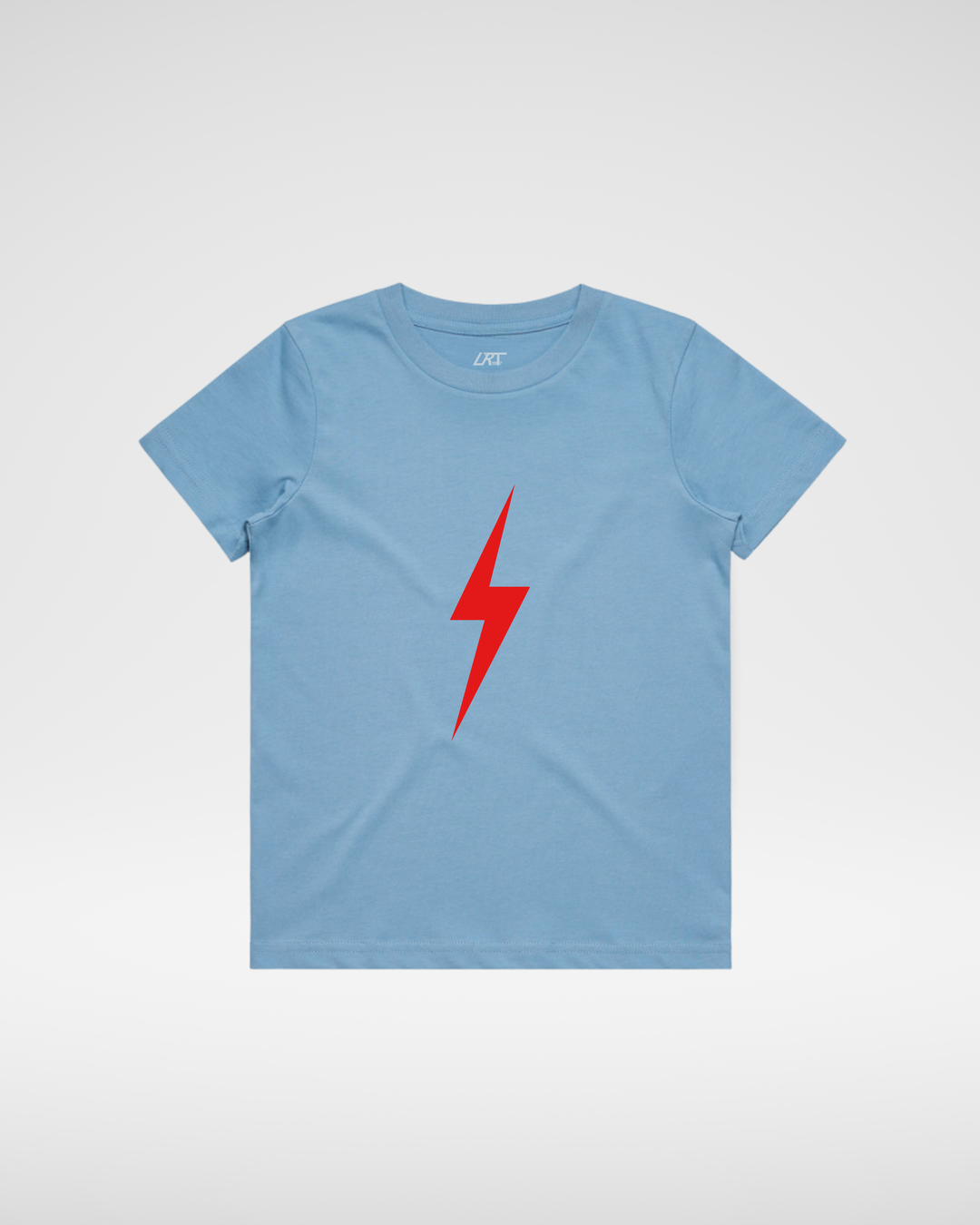 Kids' Crimson Bolt Tee – Cloud Blue