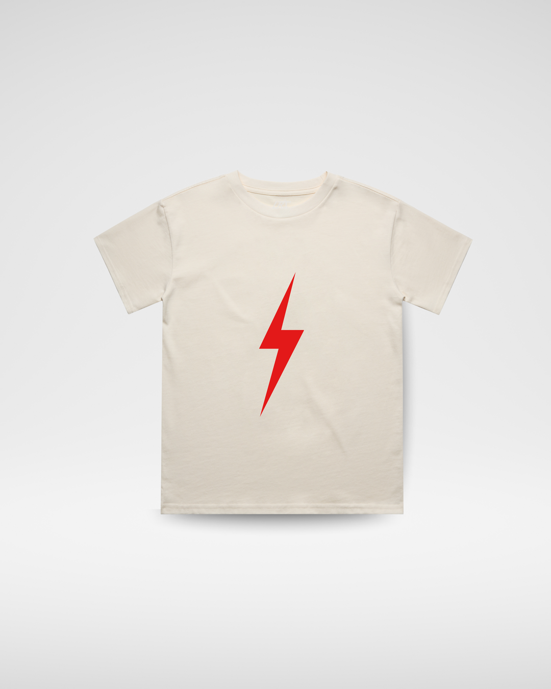 Kids' Crimson Bolt Tee – Cream