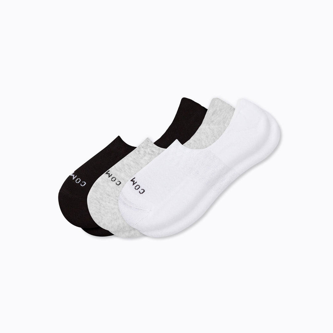 Combed Cotton No Show Socks – 3 Pack