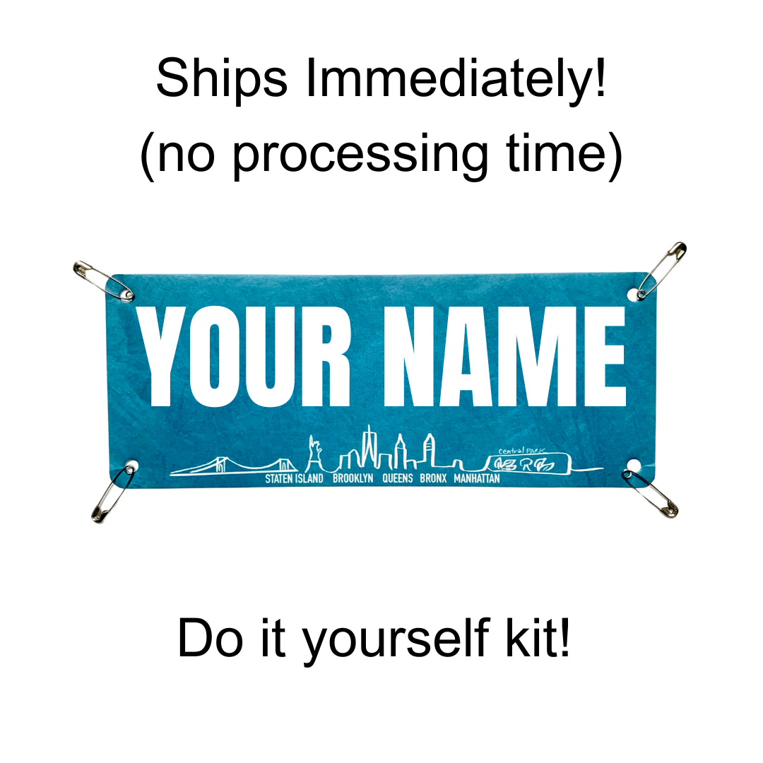 NYC - Marathon Name Bib Kit by Pen and Paces – product image 4