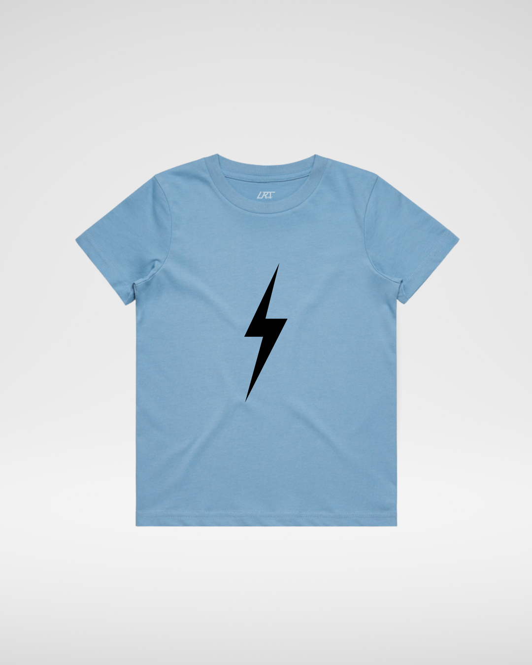 Kids' Dark Navy Bolt Tee – Cloud Blue