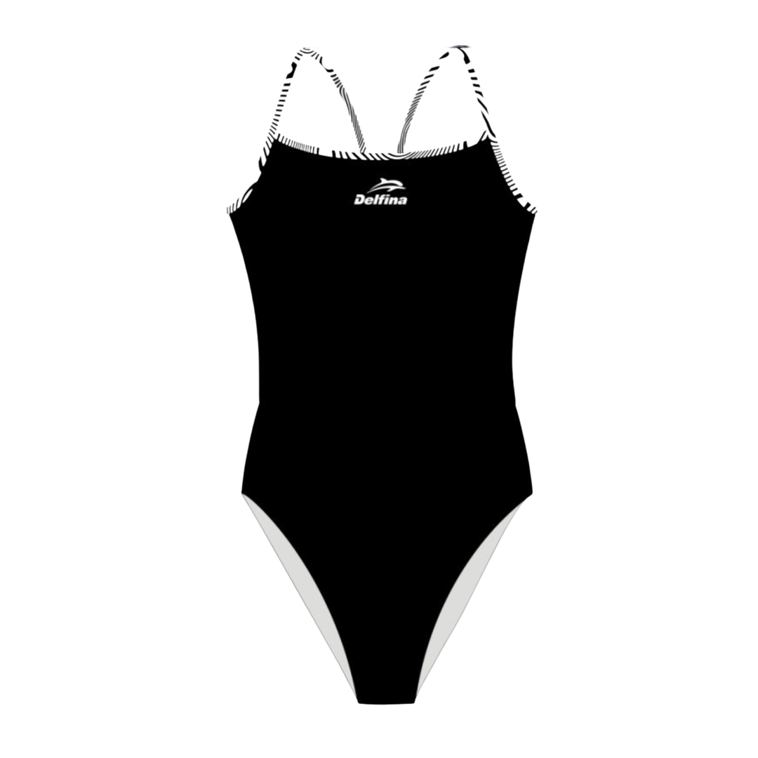 Flow Black Women's One-Piece Lightback Swimsuit – view 2