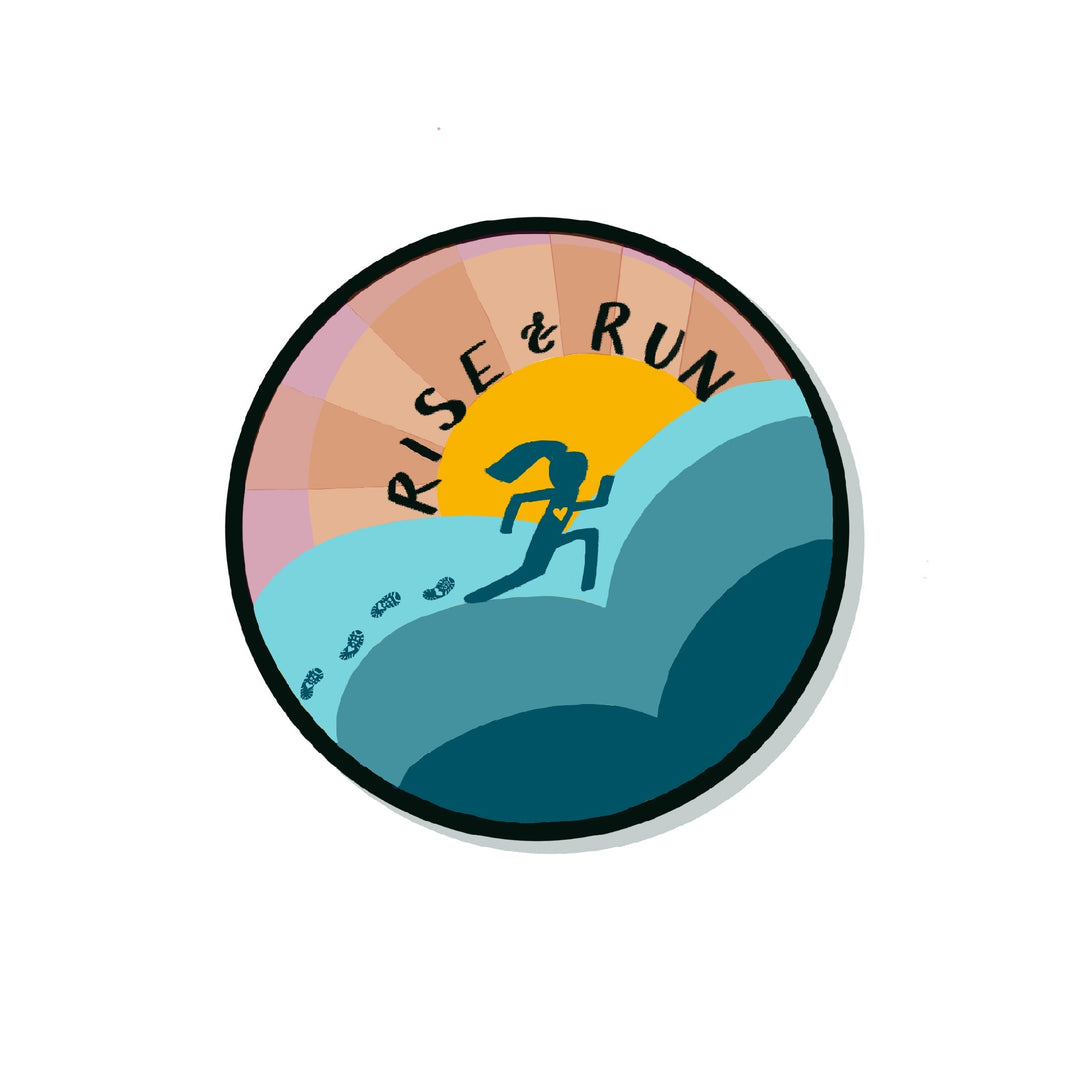 Rise and Run sticker by Pen and Paces