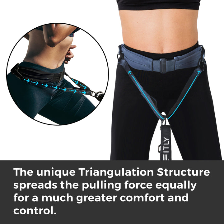 FITLY Running Belt + Dog Leash