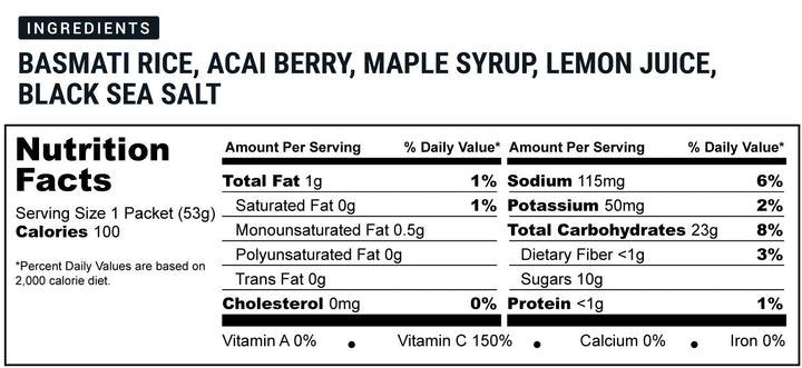 Acai Power Snack (Vegan) 100 Kcal – A Light Energy Gel For Daily Training