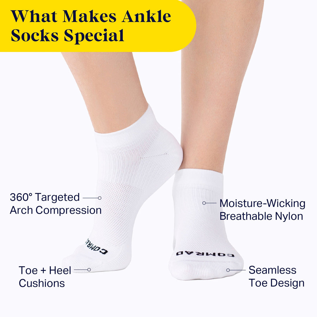 Ankle Compression Socks – 3 Pack
