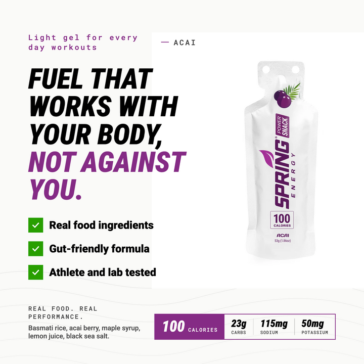 Acai Power Snack (Vegan) 100 Kcal – A Light Energy Gel For Daily Training