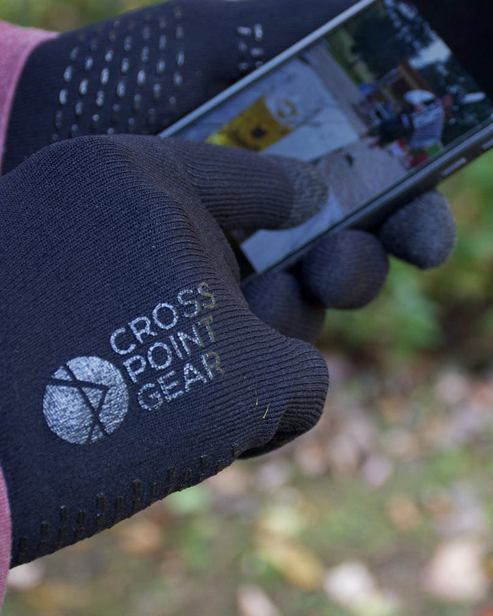 Cross Point Waterproof Knit Gloves: Sport