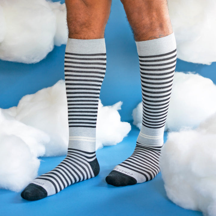 CloudCotton Compression Socks – Stripes