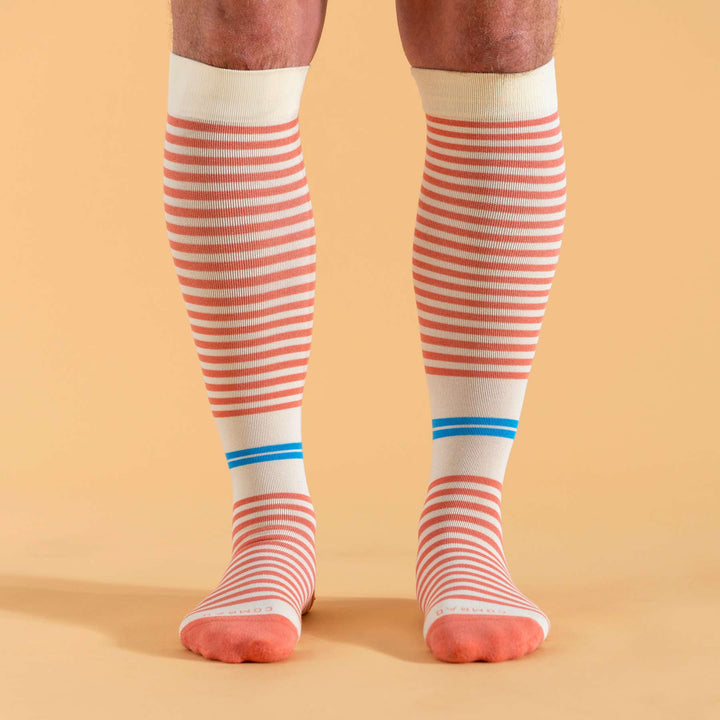 CloudCotton Compression Socks – Stripes