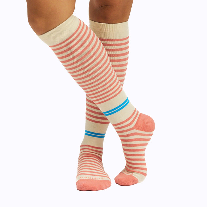 CloudCotton Compression Socks – Stripes