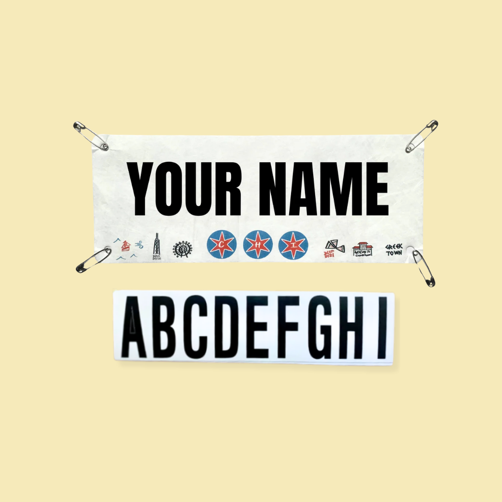 Expo pick up -Chi-Town- Marathon Name Bib Kit (Chicago) by Pen and Paces – product image 2
