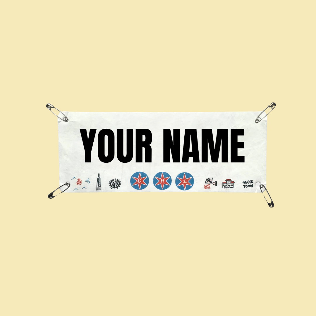 Expo pick up -Chi-Town- Marathon Name Bib Kit (Chicago) by Pen and Paces – product image 1