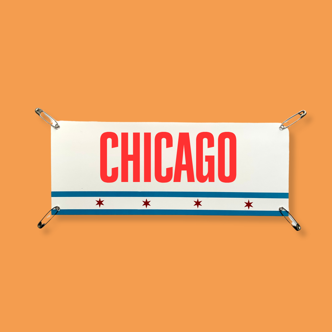 Expo pick up- Chicago Flag - Marathon Name Bib Kit by Pen and Paces – product image 1