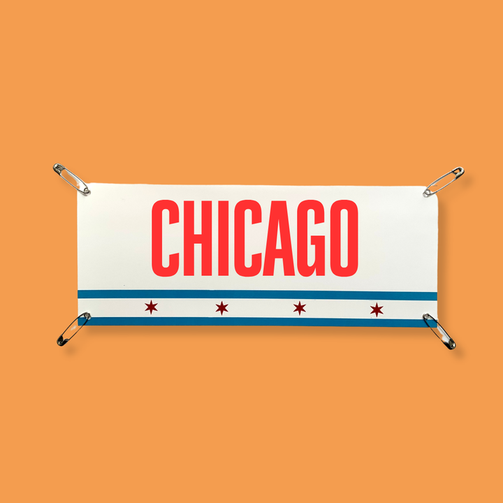 Expo pick up- Chicago Flag - Marathon Name Bib Kit by Pen and Paces – product image 1