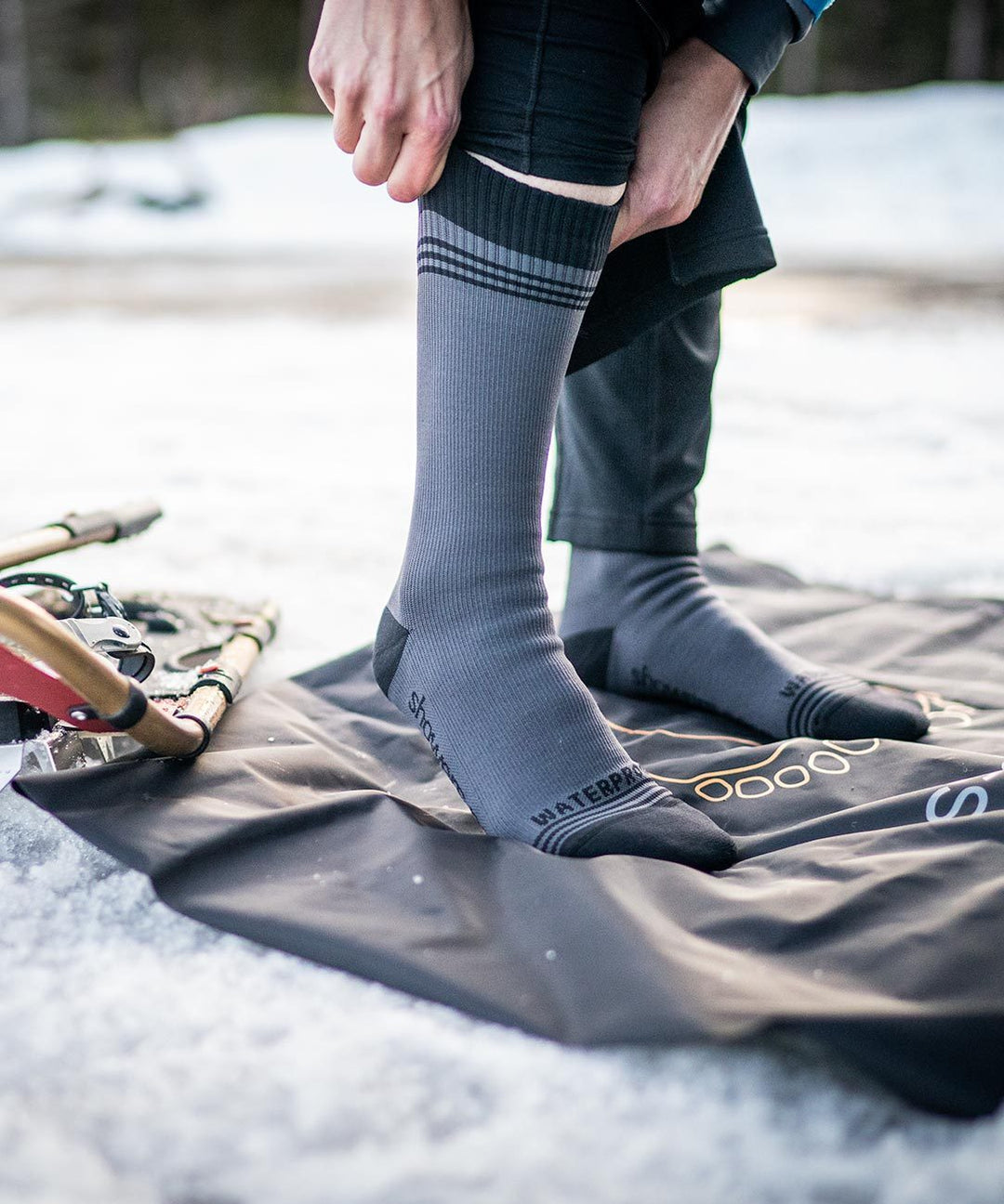 Cross Point Waterproof Socks: Classic Wool