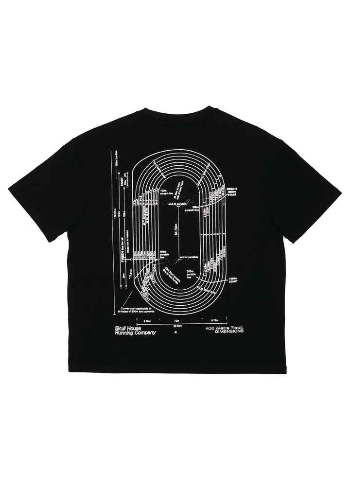 Dimensions Oversized Tee, Unisex – Black