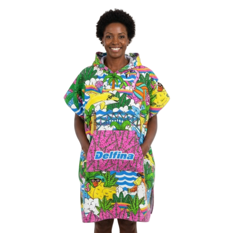 Hooded Poncho Towel – Hot Mess