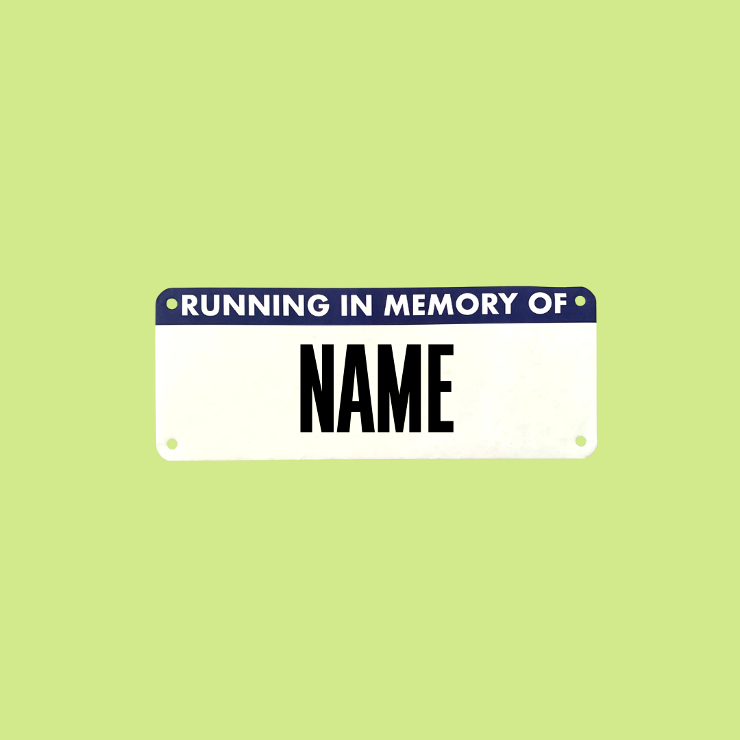 Race Dedication Bib- Custom by Pen and Paces – product image 1