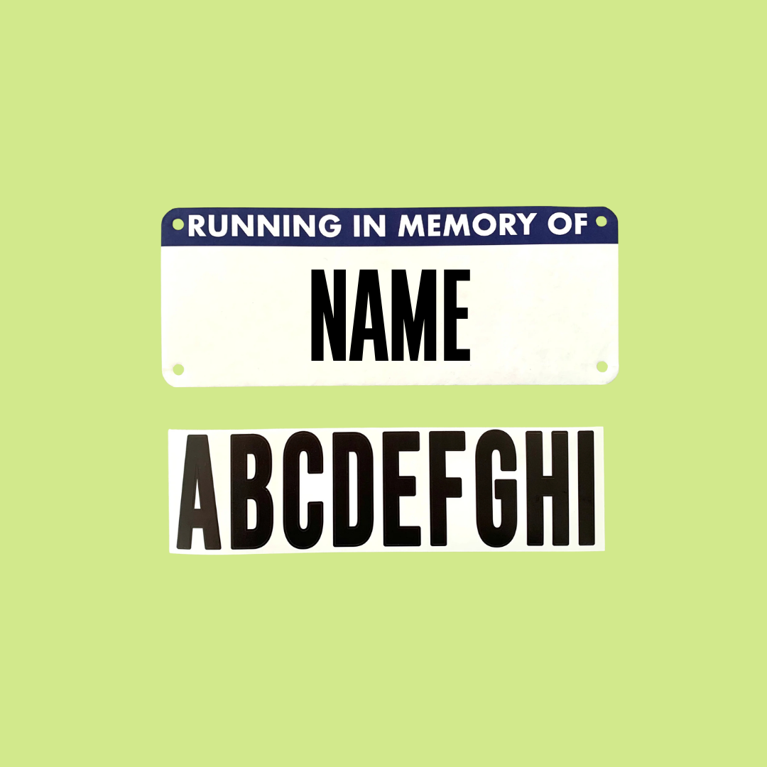 Race Dedication Bib- Custom by Pen and Paces – product image 2