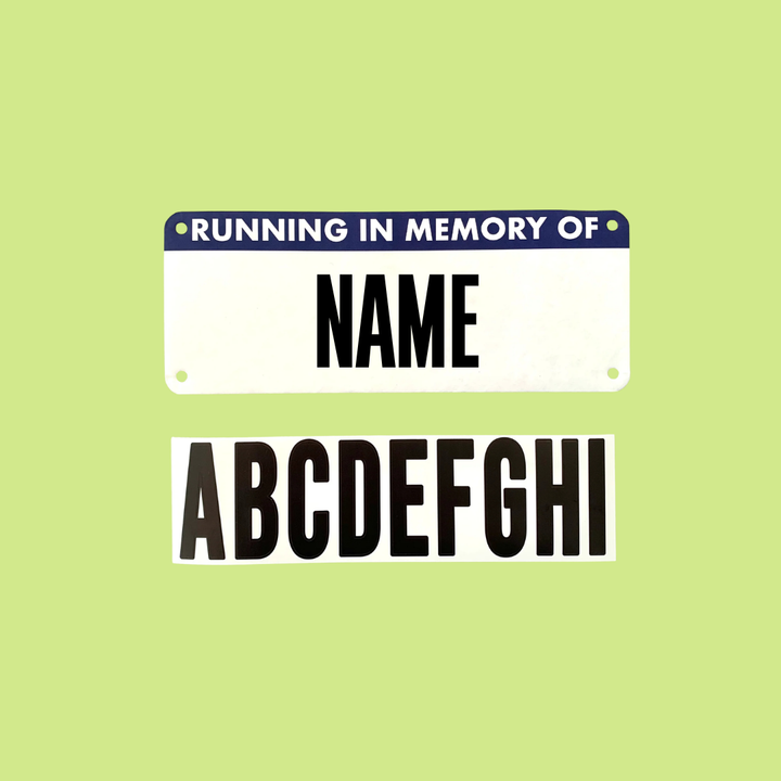 Race Dedication Bib- Custom by Pen and Paces – product image 2
