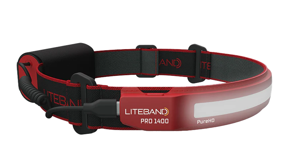 PRO 1400 Lumen PureHD Wide Beam Rechargeable Headlamp