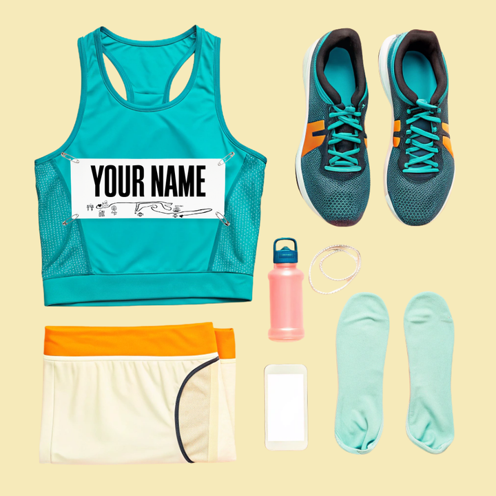 London - Marathon Name Bib Kit by Pen and Paces – product image 3