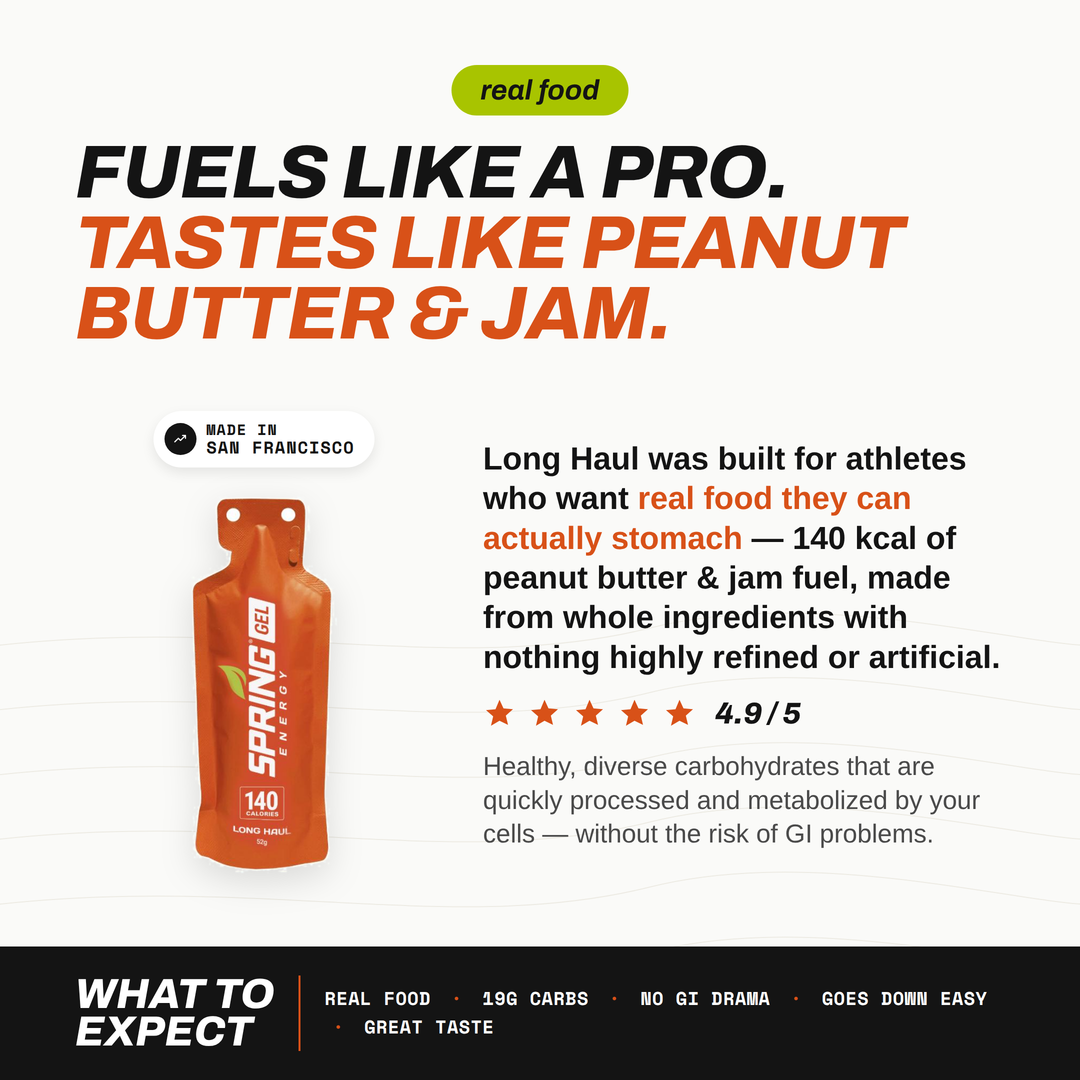 Peanut Butter And Fruit Gel Any Distance Fuel 140 Kcal – Long Haul