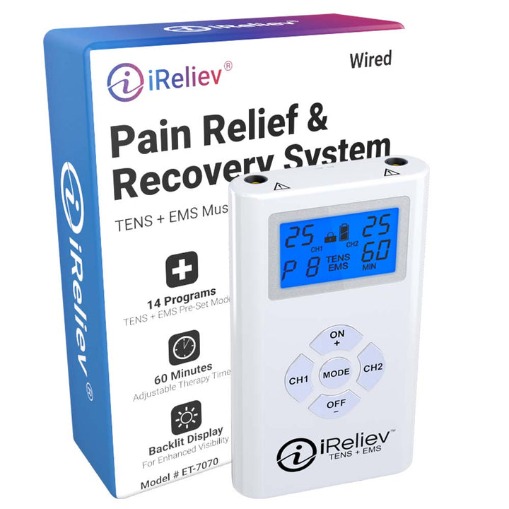 TENS + EMS Pain Relief & Recovery System by iReliev – product image 1