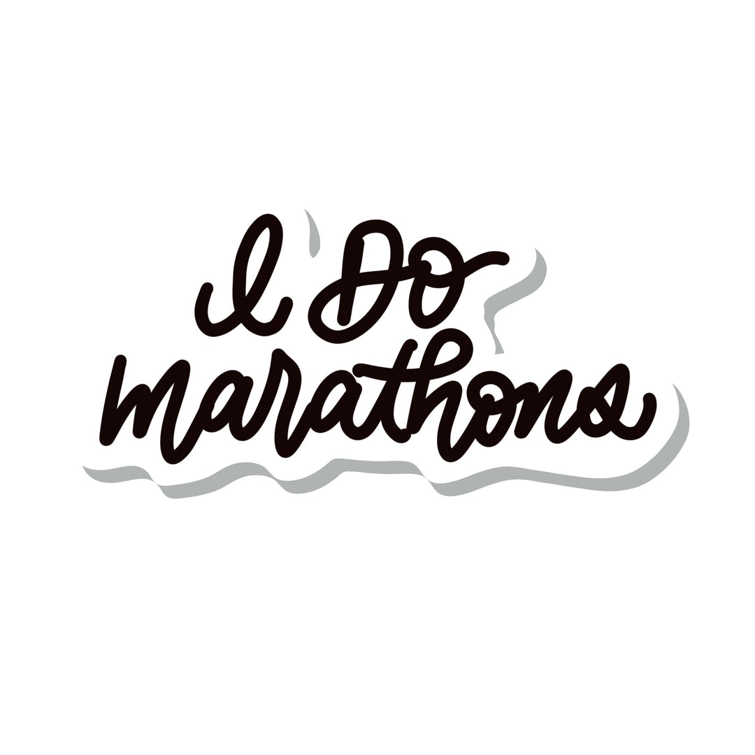 I Do Marathons Sticker by Pen and Paces