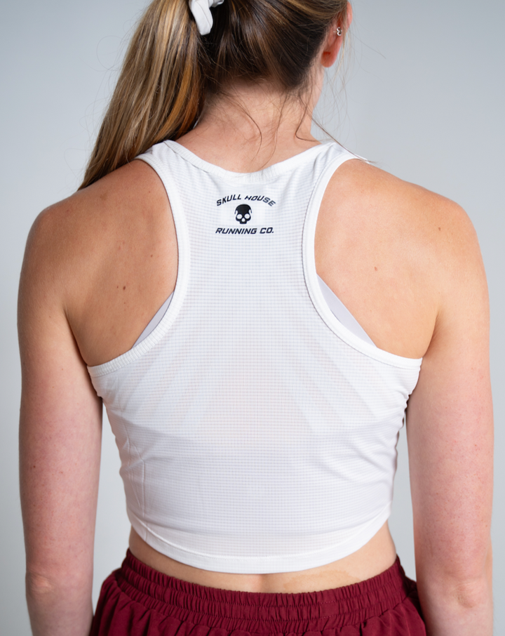 Synergy Crop Top – White