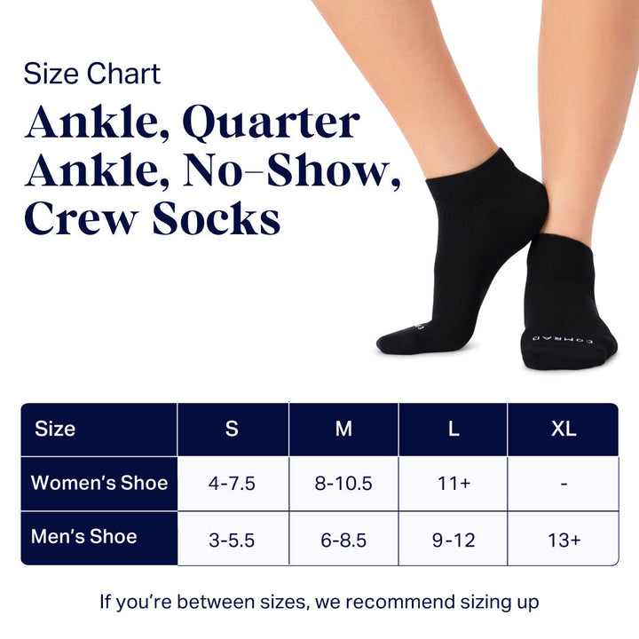 Ankle Compression Socks – 4 Pack