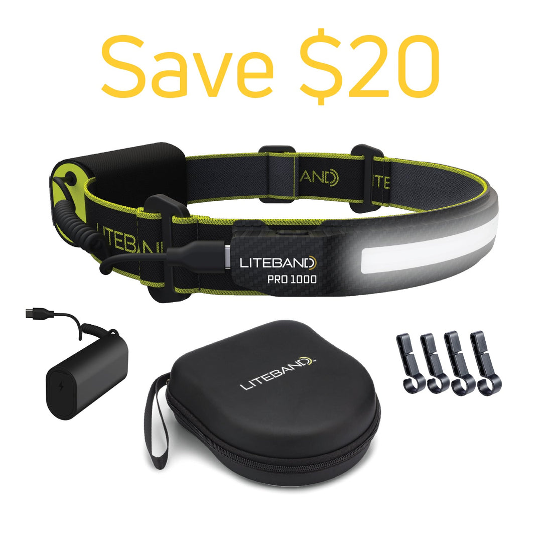PRO 1000 Lumen Headlamp Bundle