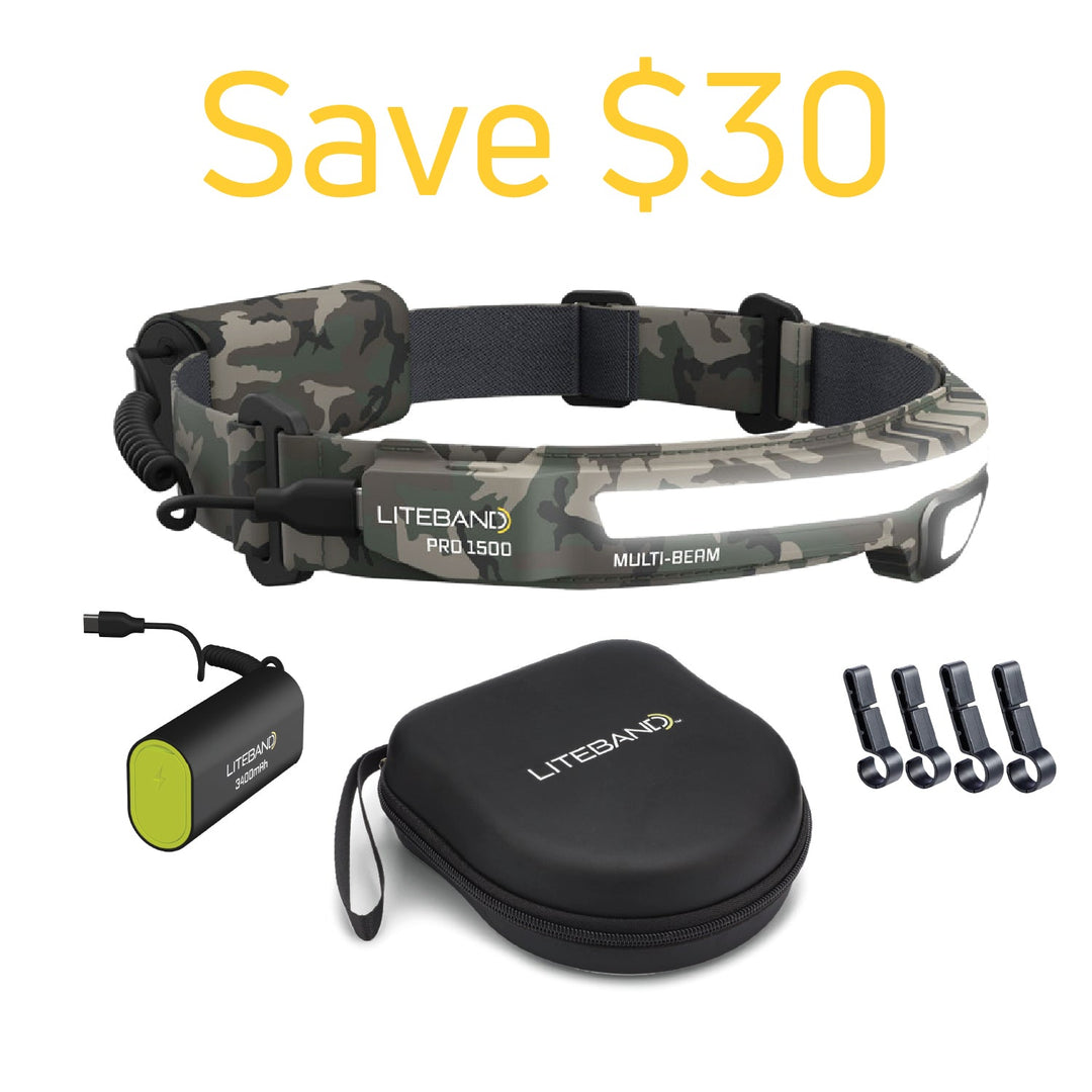 PRO 1500 Lumen Headlamp Bundle