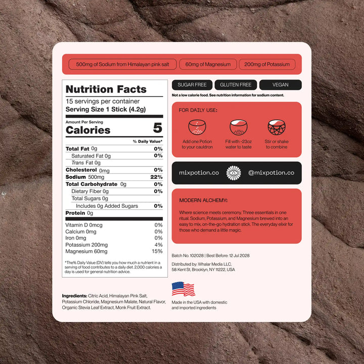 Potion Electrolyte Drink Mix – Pink Grapefruit