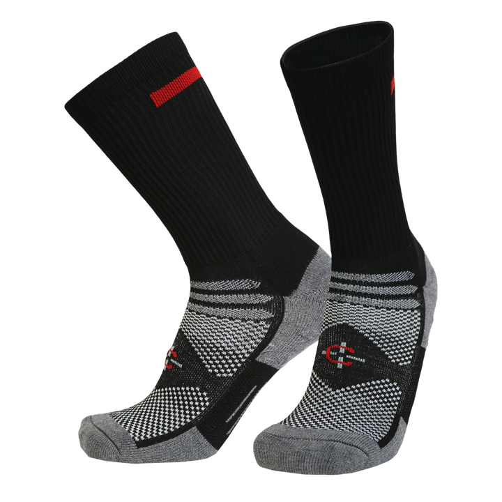 Red Line Crew Sock