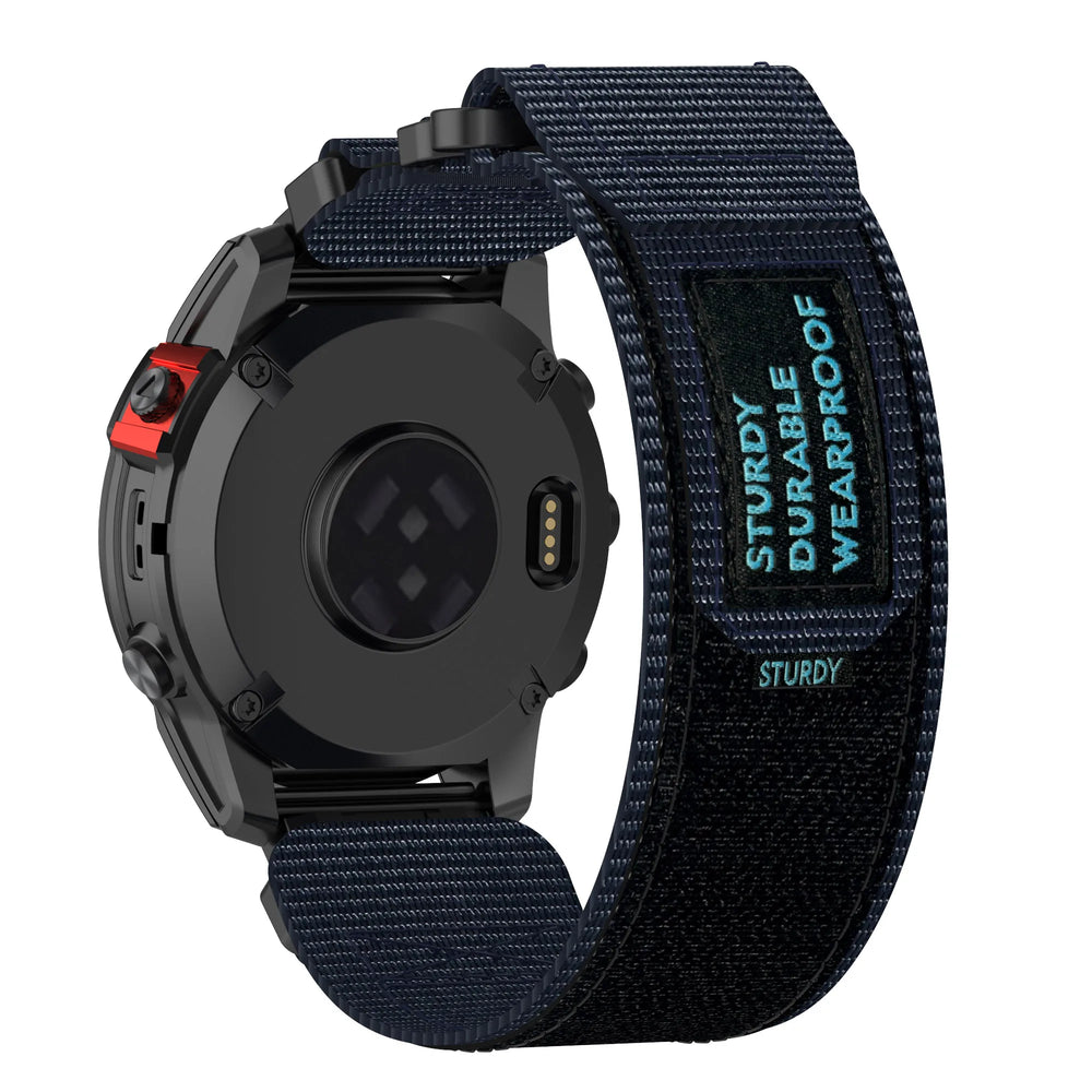 Garmin QuickFit 20/22/26mm Braided Nylon Hook-and-Loop Band