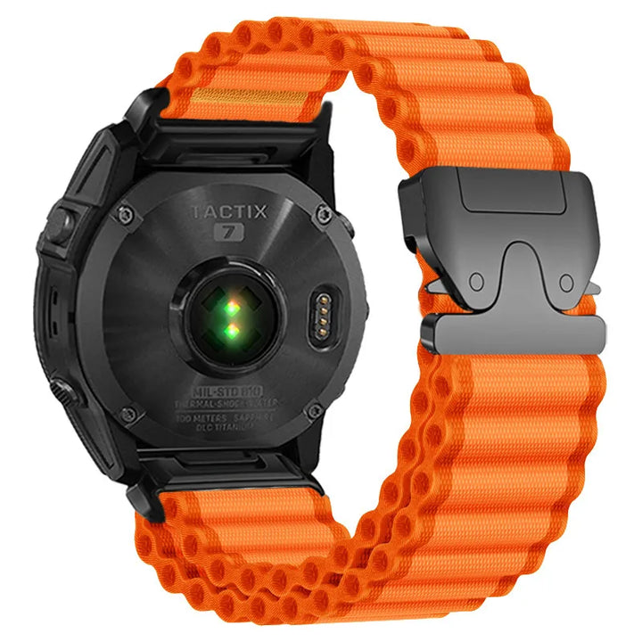 Garmin QuickFit 20/22/26mm Parachute Nylon Band with Hook Buckle