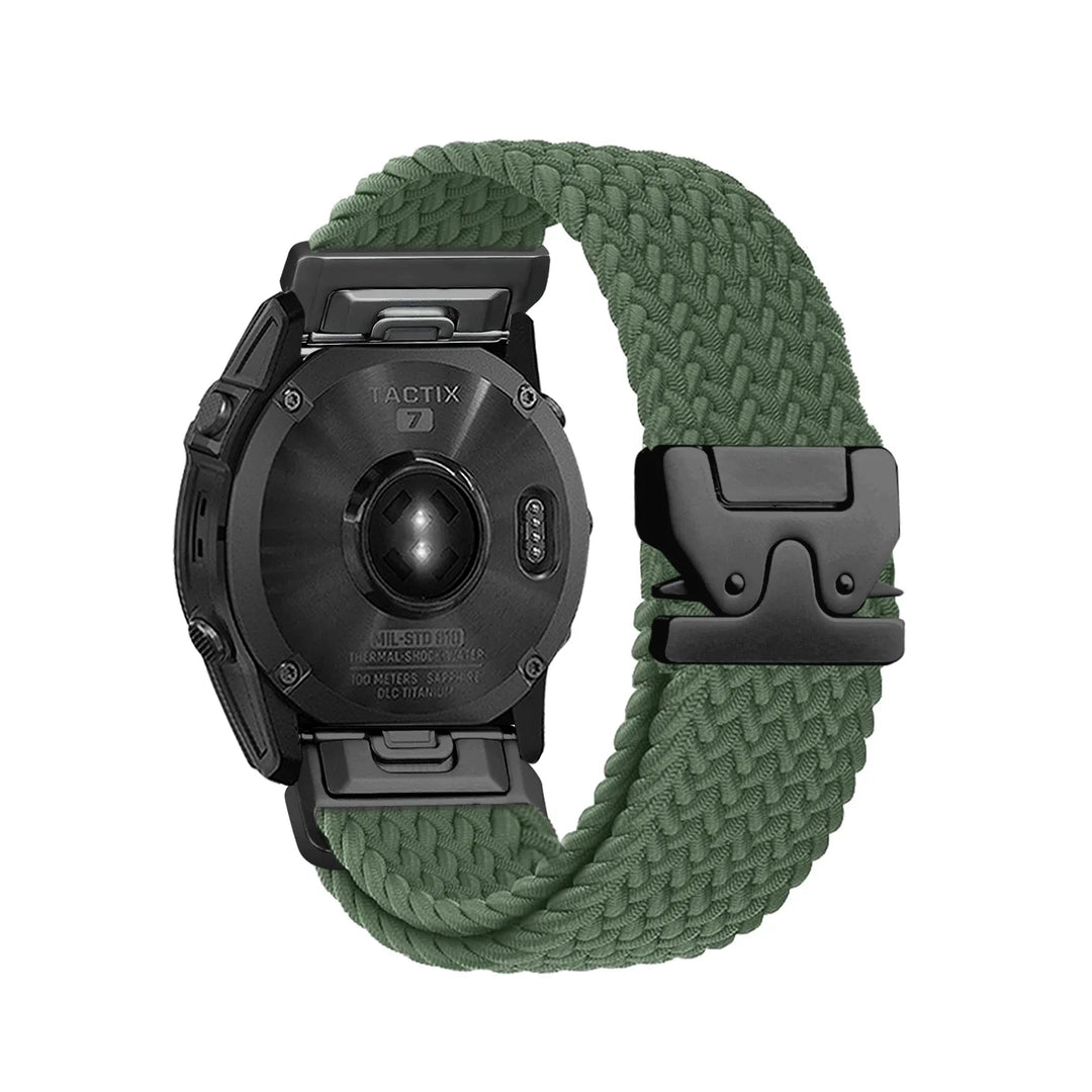 Garmin QuickFit 20/22/26mm Braided Stretch Nylon Band