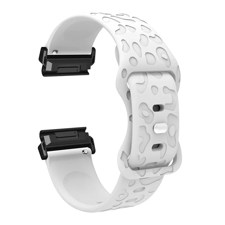 Garmin QuickFit 22/26mm Embossed Silicone Band with Tuck Closure
