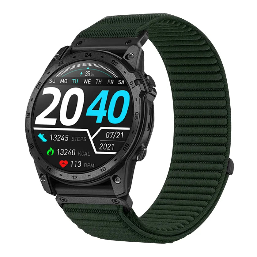 Garmin QuickFit 20/22/26mm Elastic Woven Nylon Hook-and-Loop Band