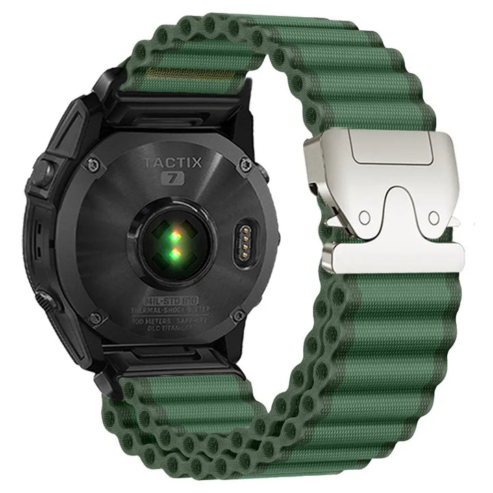 Garmin QuickFit 20/22/26mm Parachute Nylon Band with Hook Buckle