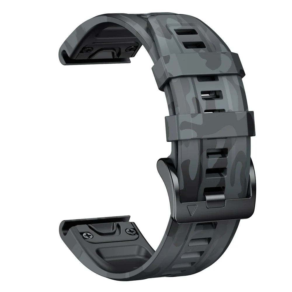 Garmin QuickFit 22/26mm Silicone Band, Camo and Solid Colors
