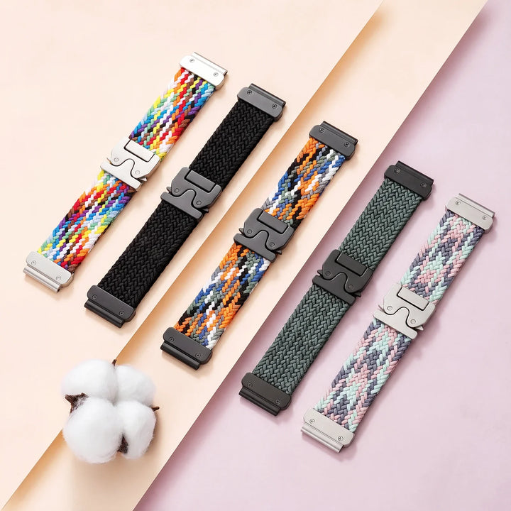 Garmin QuickFit 20/22/26mm Braided Stretch Nylon Band