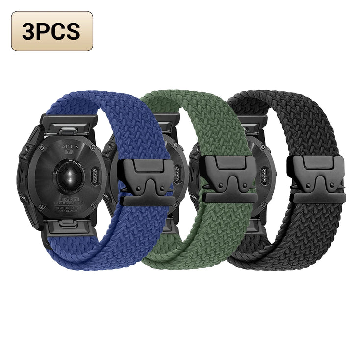 Garmin QuickFit 20/22/26mm Braided Stretch Nylon Band